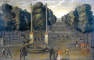 vista de la alameda de hercules - hispanic society - 1647